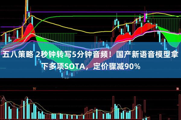五八策略 2秒钟转写5分钟音频！国产新语音模型拿下多项SOTA，定价骤减90%